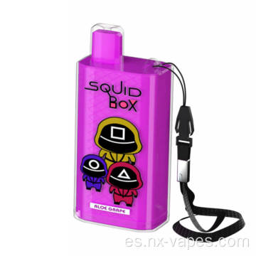 0%Nic Randm Squid Box 5200puffs Vape